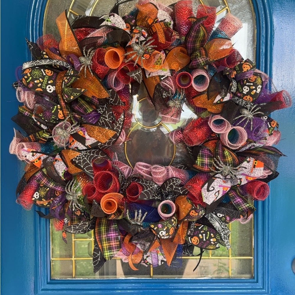Halloween Themed Decorative Wreath